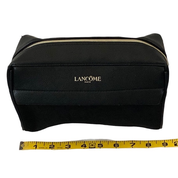 $10 or $2/15 Lancome Black Faux Suede Cosmetics Bag / Case - Picture 2 of 6